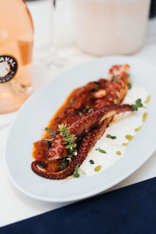 Grilled octopus at Salon 1875